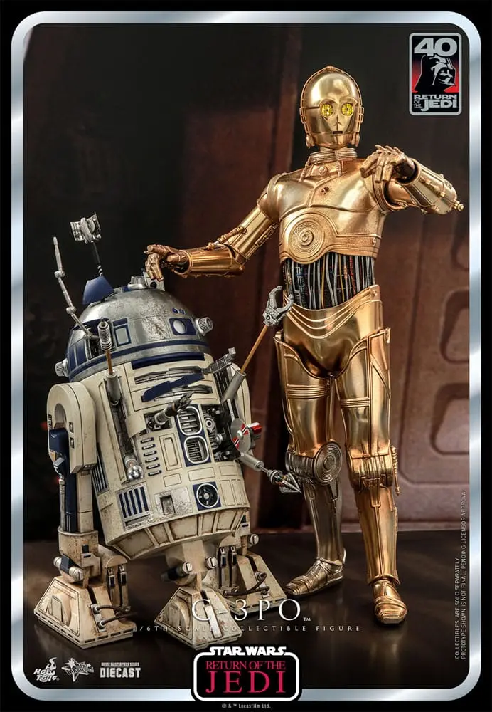 Star Wars: Episode VI 40th Anniversary 1/6 C-3PO akciófigura 29 cm termékfotó
