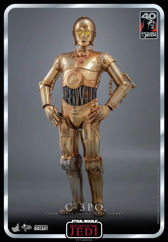 Star Wars: Episode VI 40th Anniversary 1/6 C-3PO akciófigura 29 cm termékfotó