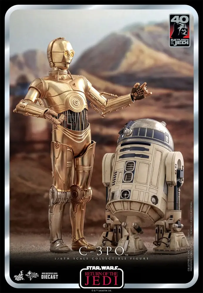 Star Wars: Episode VI 40th Anniversary 1/6 C-3PO akciófigura 29 cm termékfotó