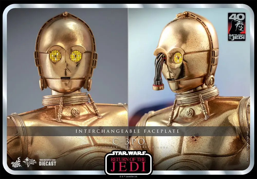 Star Wars: Episode VI 40th Anniversary 1/6 C-3PO akciófigura 29 cm termékfotó