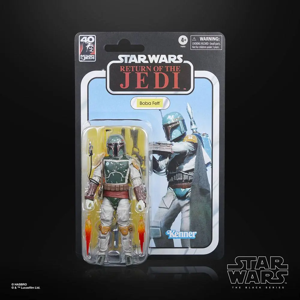 Star Wars Episode VI 40th Anniversary Black Series Deluxe Boba Fett akciófigura 15 cm termékfotó