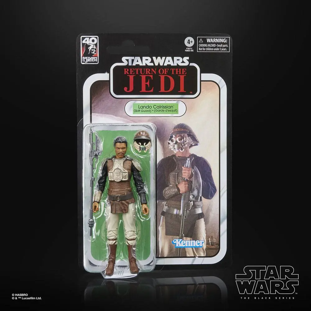 Star Wars Episode VI 40th Anniversary Black Series Lando Calrissian (Skiff Guard) akciófigura 15 cm termékfotó