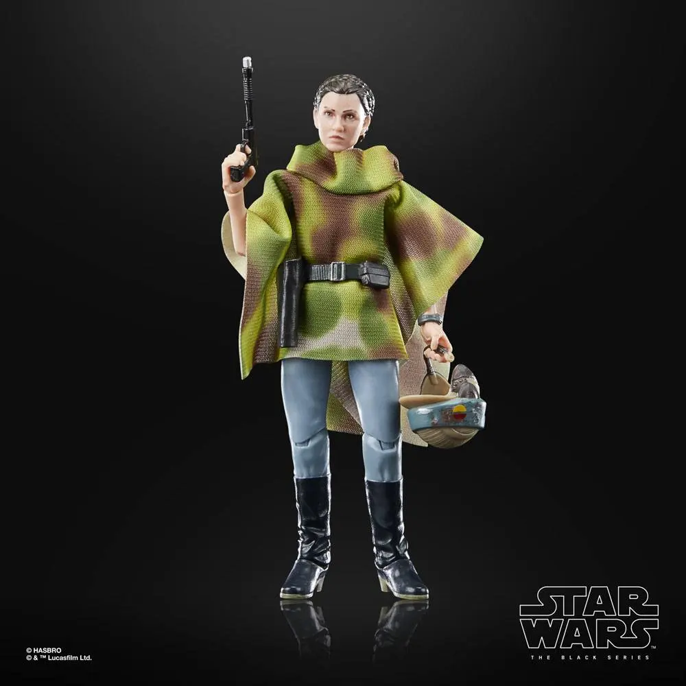 Star Wars Episode VI 40th Anniversary Black Series Princess Leia (Endor) akciófigura 15 cm termékfotó