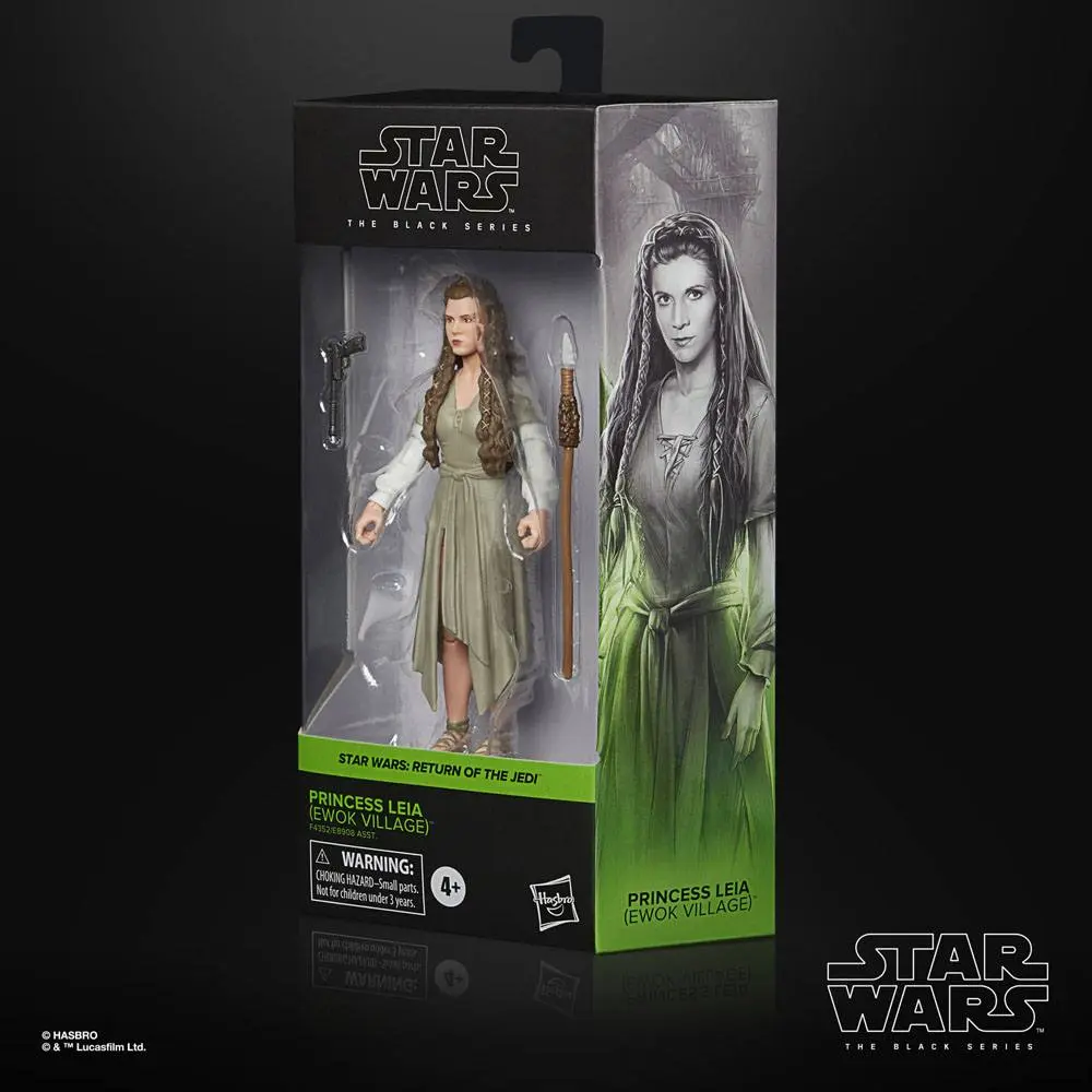 Star Wars Episode VI Black Series 2022 hercegnő Leia (Ewok Village) akciófigura 15 cm termékfotó