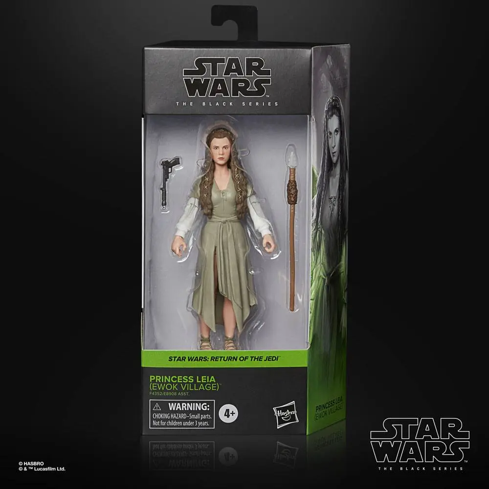 Star Wars Episode VI Black Series 2022 hercegnő Leia (Ewok Village) akciófigura 15 cm termékfotó