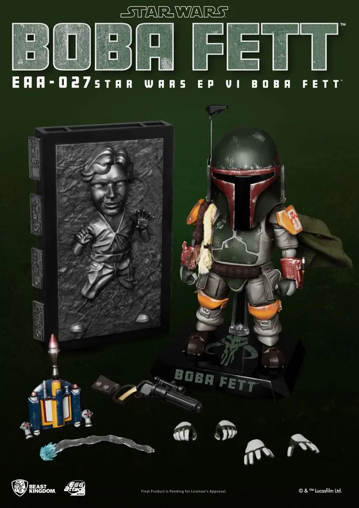 Star Wars Episode VI Egg Attack Boba Fett akciófigura 16 cm termékfotó