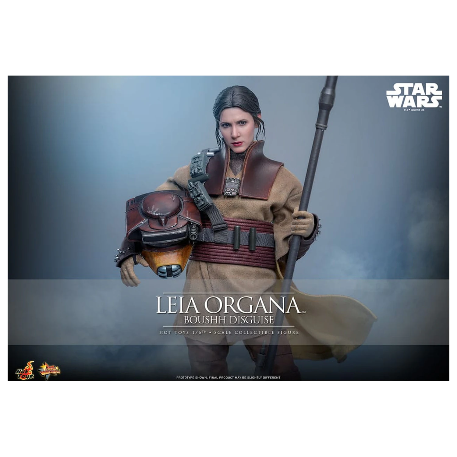 Star Wars Episode VI Movie Masterpiece 1/6 Leia Organa (Boushh Disguise) akciófigura 27 cm termékfotó
