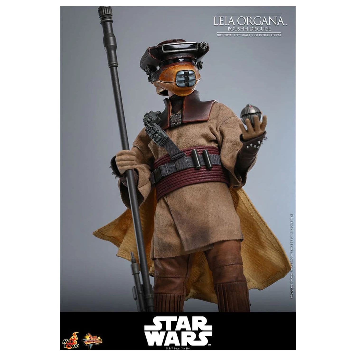 Star Wars Episode VI Movie Masterpiece 1/6 Leia Organa (Boushh Disguise) akciófigura 27 cm termékfotó