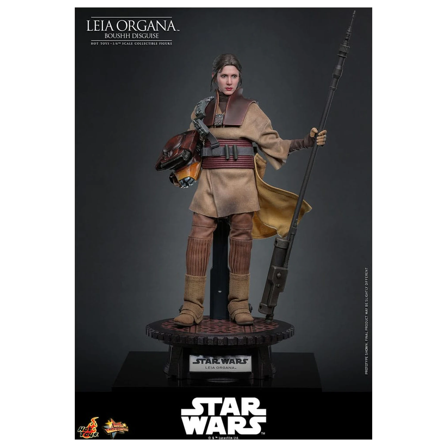 Star Wars Episode VI Movie Masterpiece 1/6 Leia Organa (Boushh Disguise) akciófigura 27 cm termékfotó