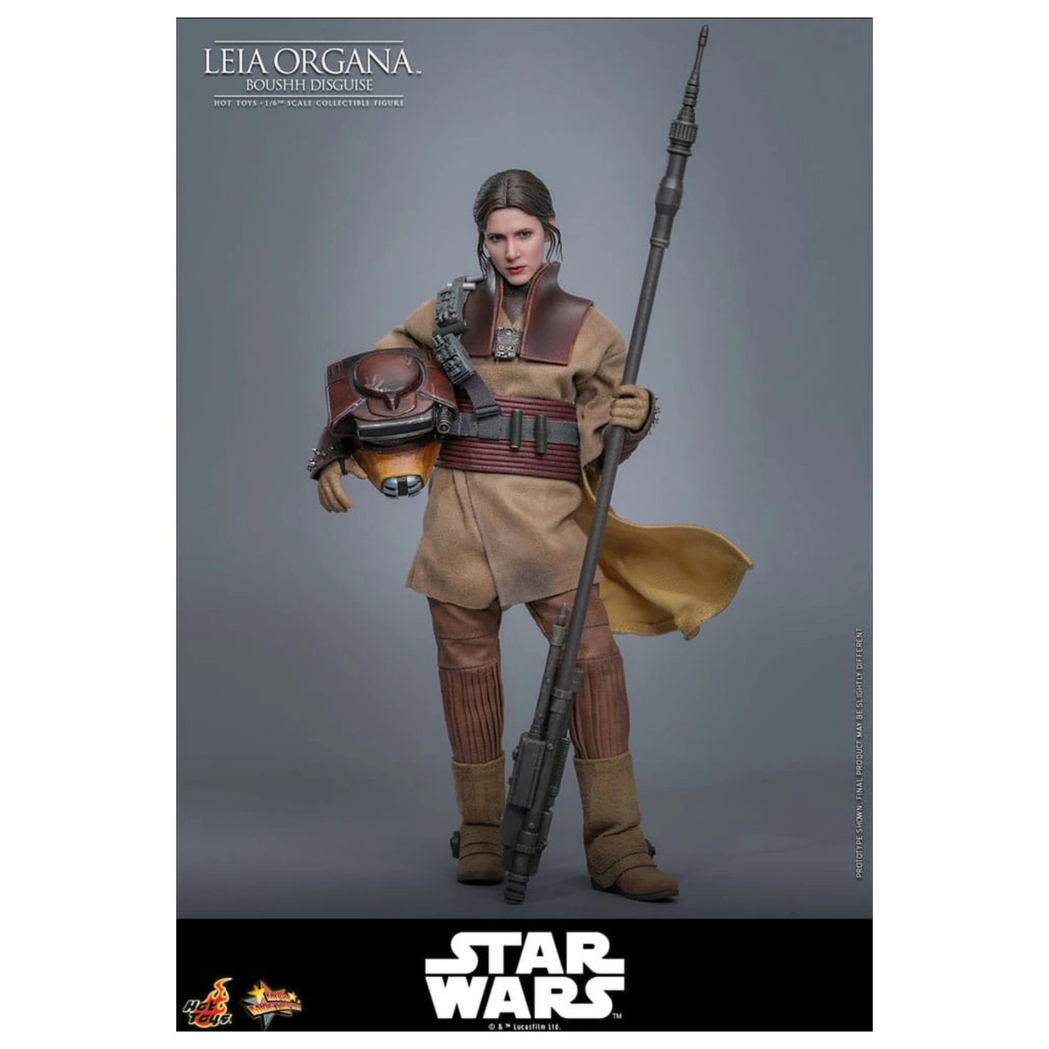 Star Wars Episode VI Movie Masterpiece 1/6 Leia Organa (Boushh Disguise) akciófigura 27 cm termékfotó