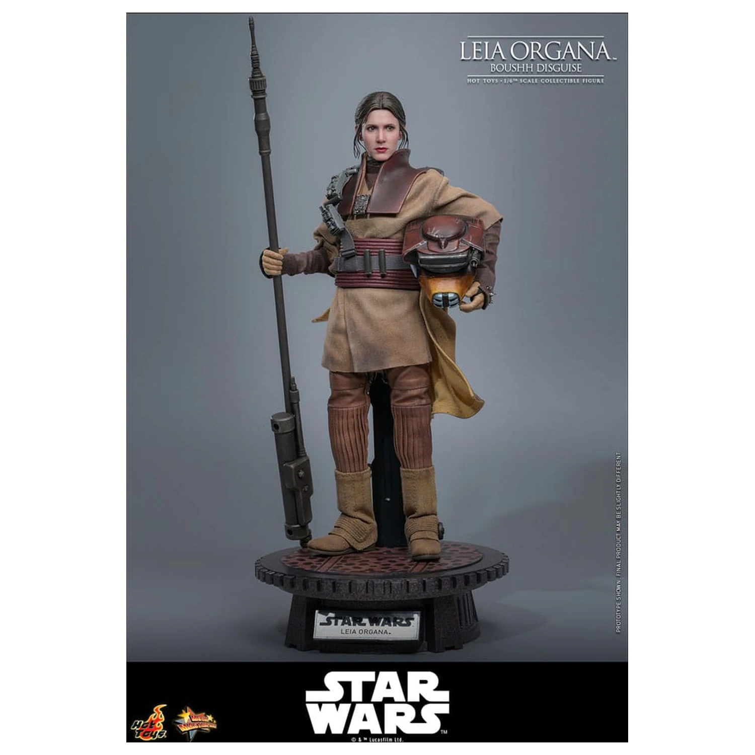 Star Wars Episode VI Movie Masterpiece 1/6 Leia Organa (Boushh Disguise) akciófigura 27 cm termékfotó
