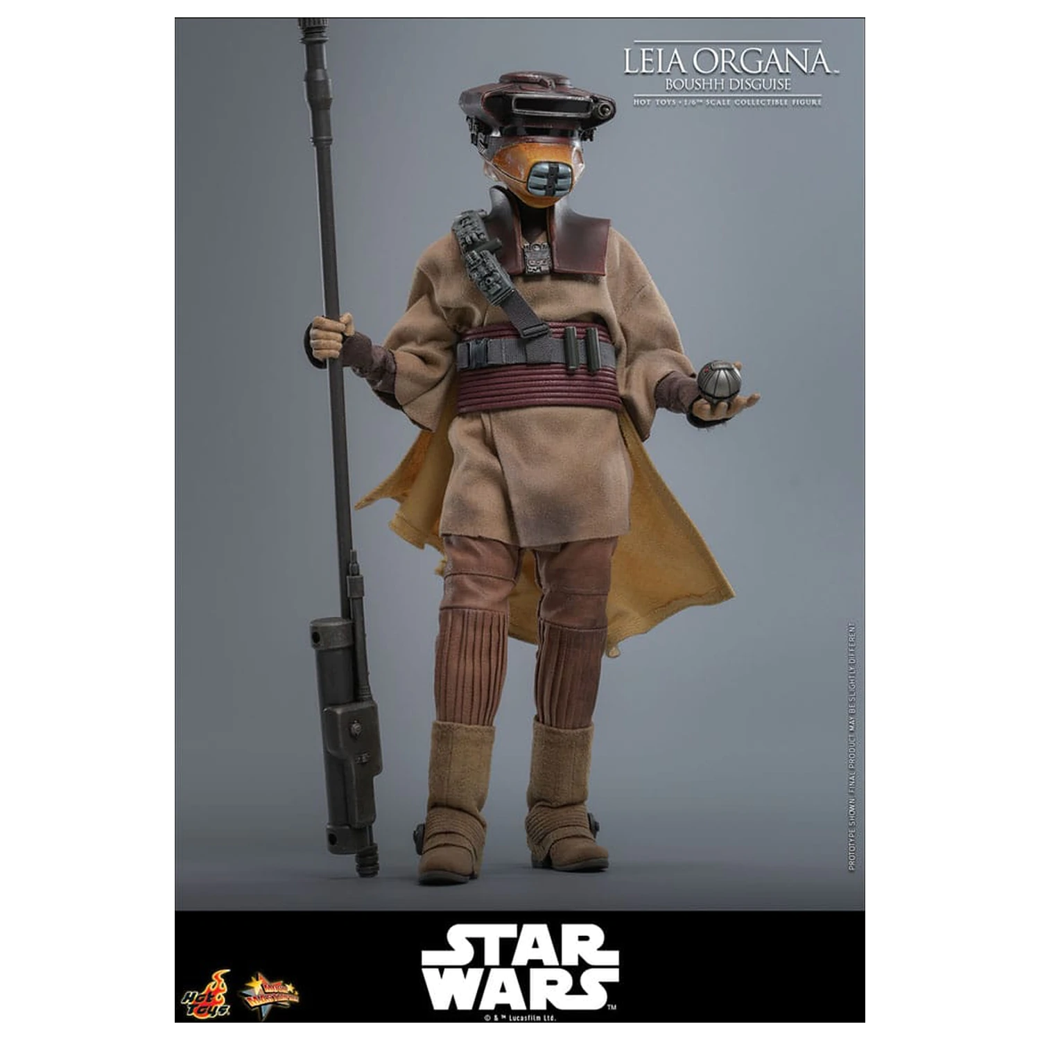 Star Wars Episode VI Movie Masterpiece 1/6 Leia Organa (Boushh Disguise) akciófigura 27 cm termékfotó