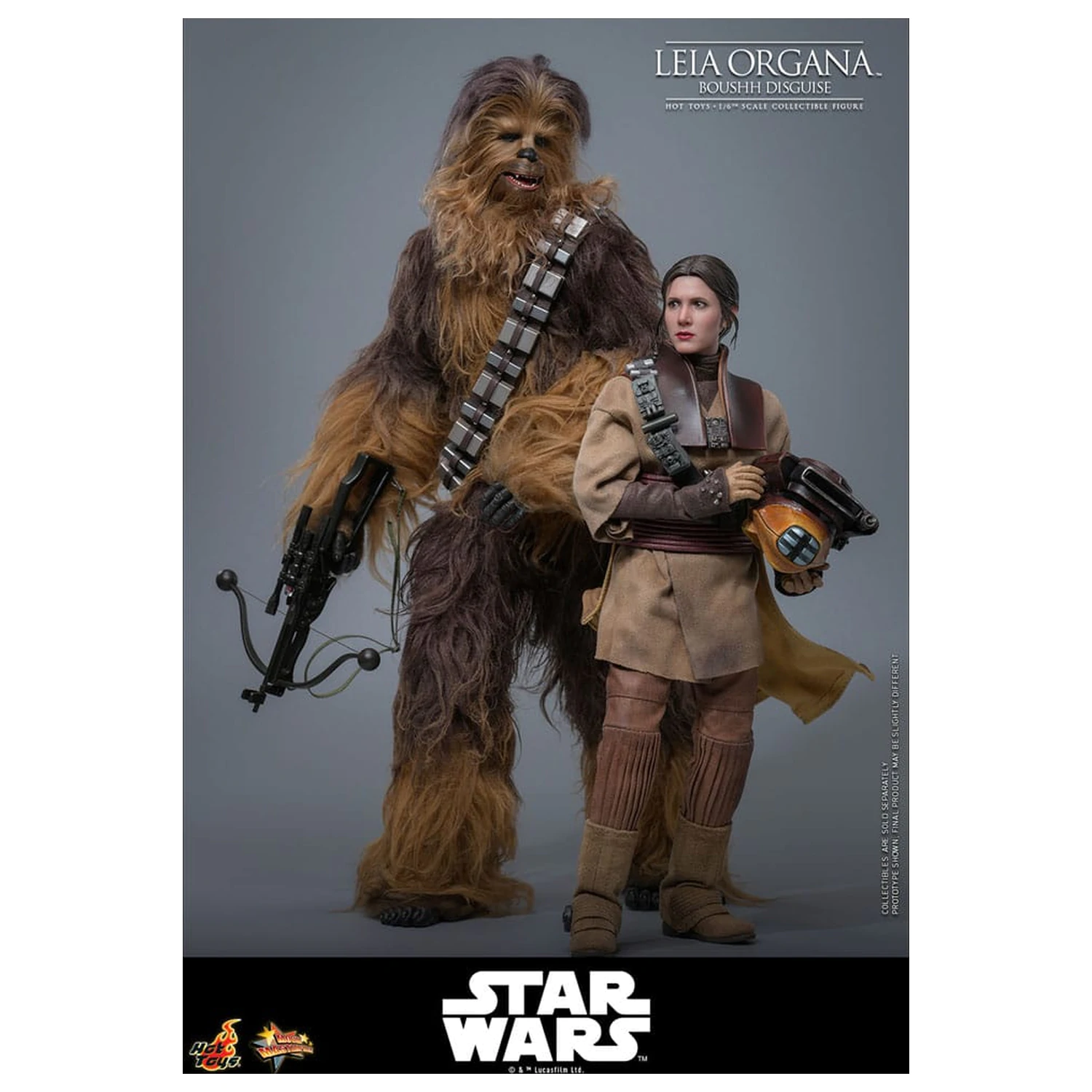 Star Wars Episode VI Movie Masterpiece 1/6 Leia Organa (Boushh Disguise) akciófigura 27 cm termékfotó