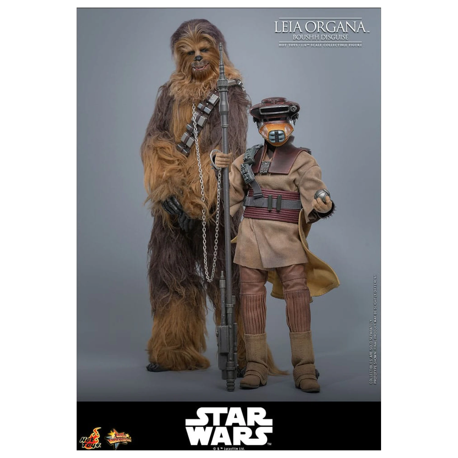 Star Wars Episode VI Movie Masterpiece 1/6 Leia Organa (Boushh Disguise) akciófigura 27 cm termékfotó