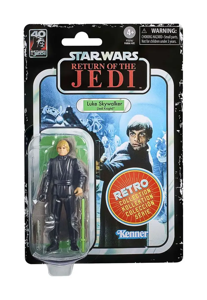 Star Wars Episode VI Retro Collection Luke Skywalker (Jedi Knight) akciófigura 10 cm termékfotó