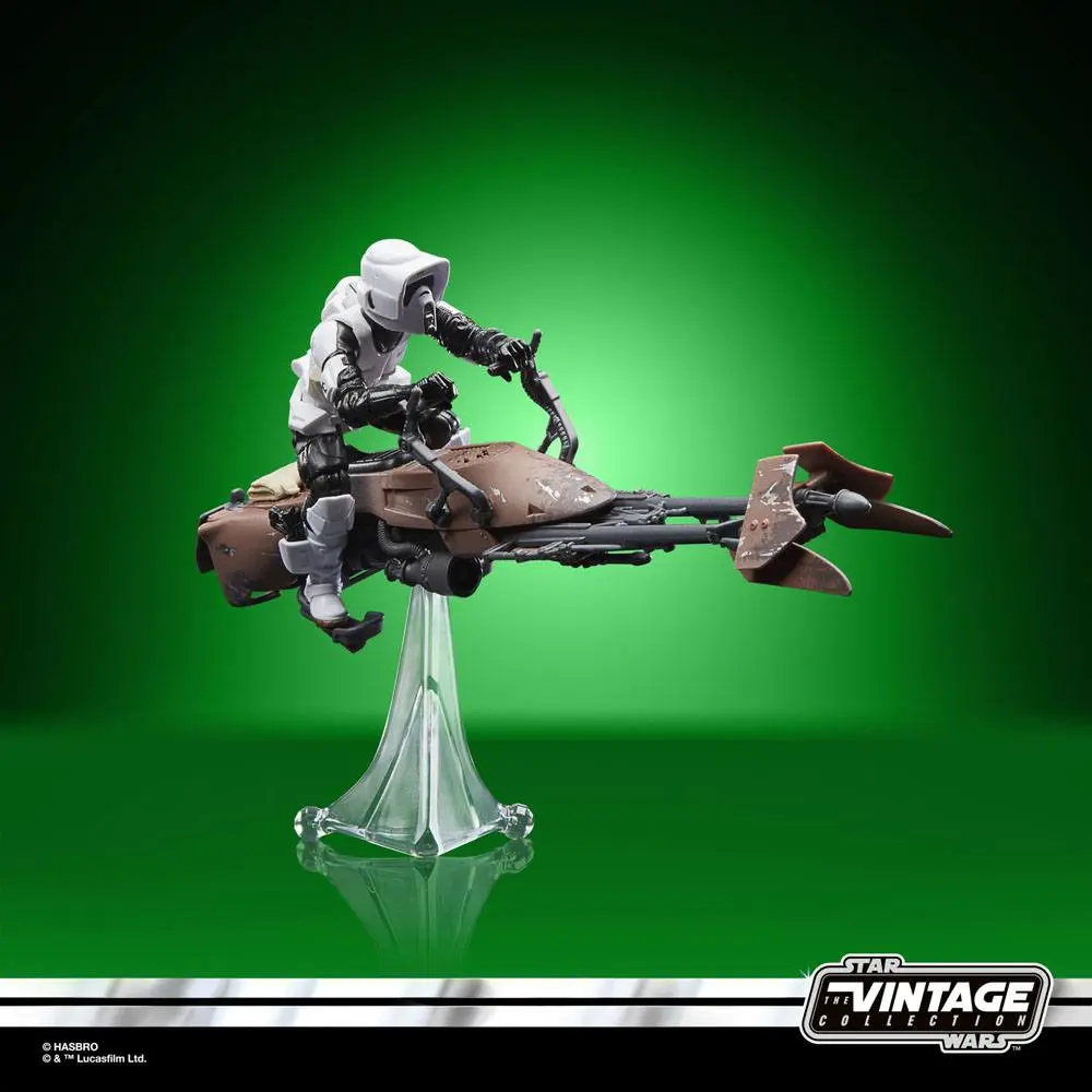 Star Wars Episode VI Vintage Collection Speeder Bike & Scout Trooper jármű és figura 10 cm termékfotó