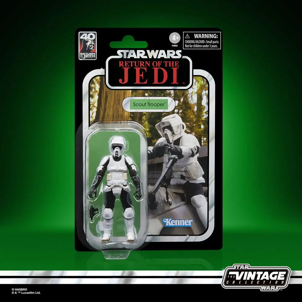 Star Wars Episode VI Vintage Collection Speeder Bike & Scout Trooper jármű és figura 10 cm termékfotó