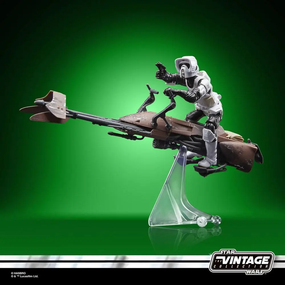 Star Wars Episode VI Vintage Collection Speeder Bike & Scout Trooper jármű és figura 10 cm termékfotó