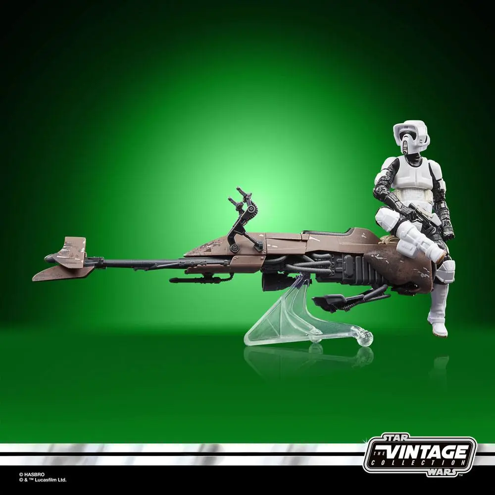 Star Wars Episode VI Vintage Collection Speeder Bike & Scout Trooper jármű és figura 10 cm termékfotó