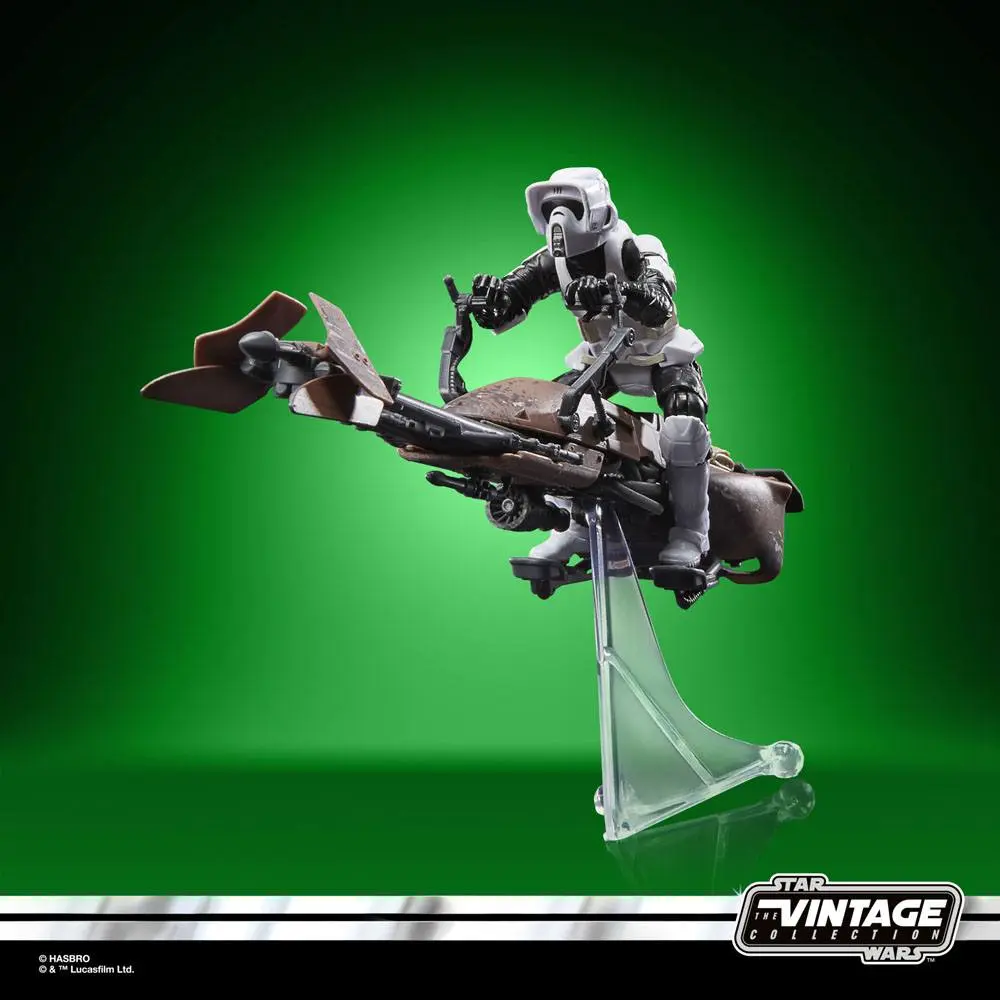 Star Wars Episode VI Vintage Collection Speeder Bike & Scout Trooper jármű és figura 10 cm termékfotó