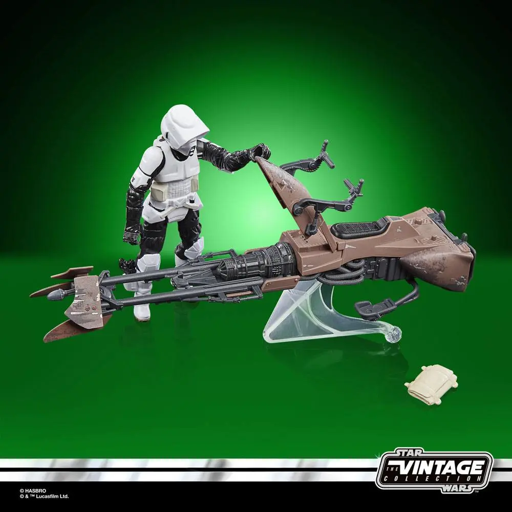 Star Wars Episode VI Vintage Collection Speeder Bike & Scout Trooper jármű és figura 10 cm termékfotó