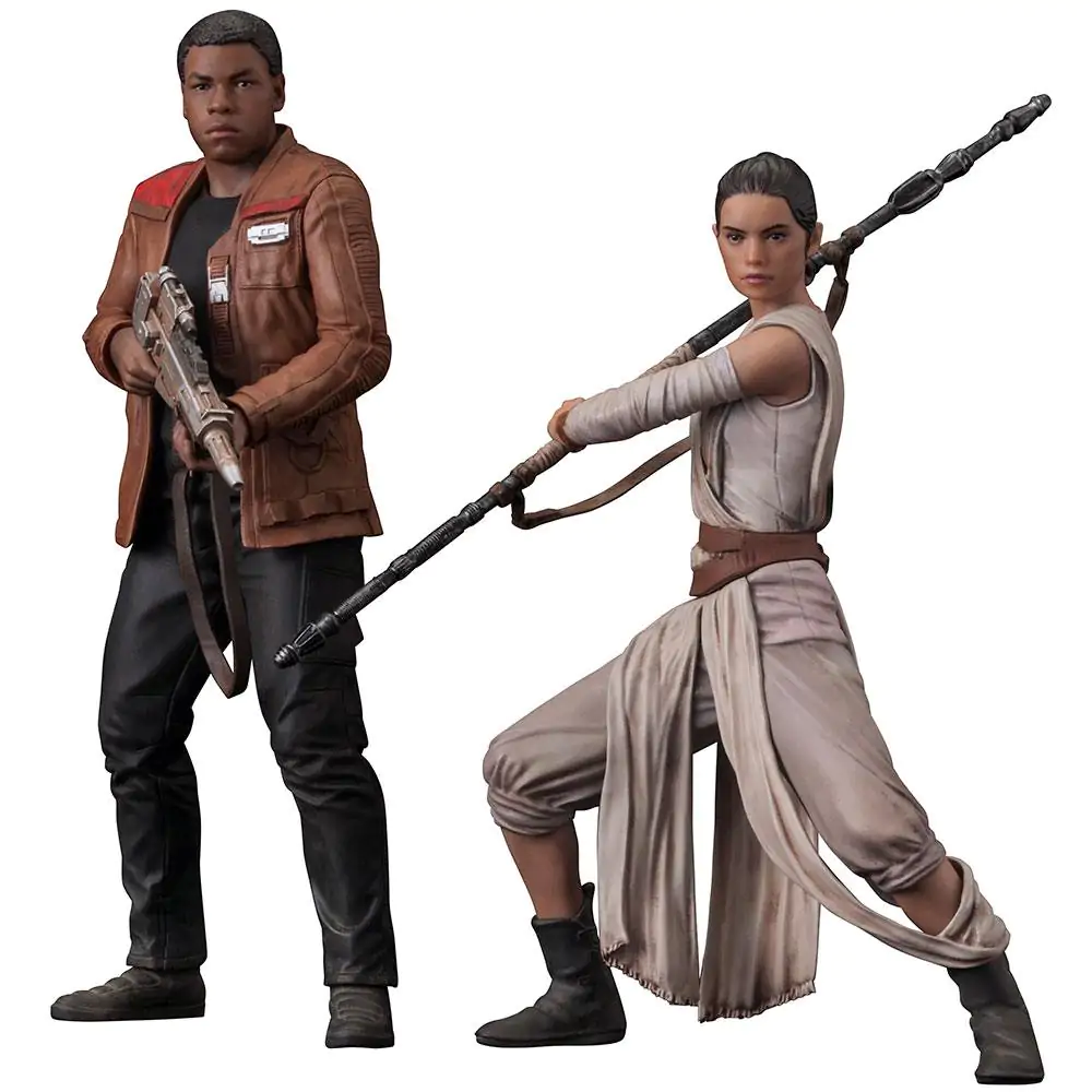 Star Wars Episode VII ARTFX+ Rey & Finn szobor figura  csomag 15 - 18 cm termékfotó