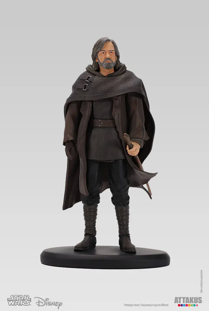 Star Wars Episode VIII Elite Collection Luke Skywalker szobor figura 19 cm termékfotó