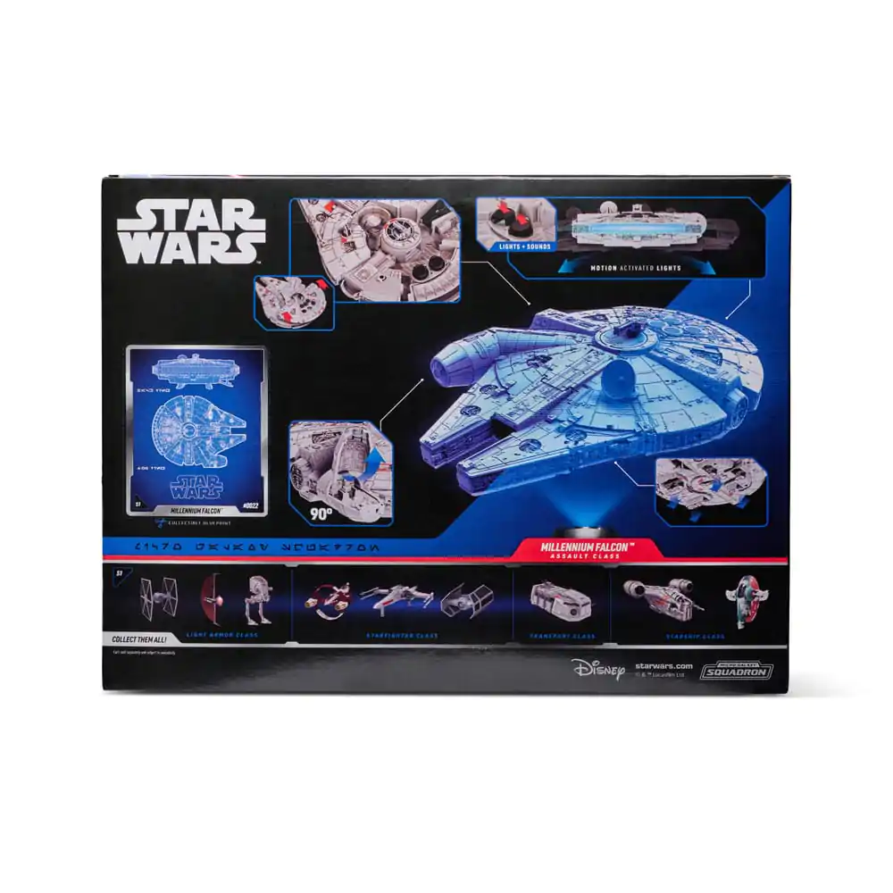 Star Wars Feature Millennium Falcon jármű és figura csomag 23 cm termékfotó