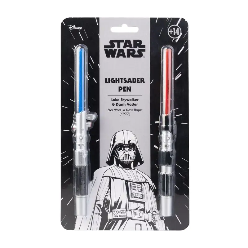 Star Wars Lichtschwert 2er-Pack Stifte und Schreibwaren mit Lichteffekt termékfotó