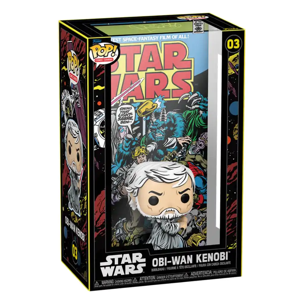 Star Wars Funko POP! Comic Cover Vinyl figura Obi-Wan 9 cm termékfotó