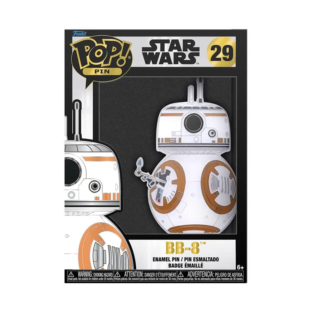 Star Wars Funko POP! Enamel Pin BB-8 10 cm termékfotó