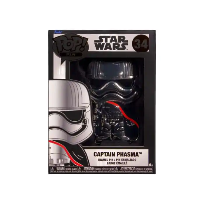 Star Wars Funko POP! Enamel Pin Captain Phasma 10 cm termékfotó