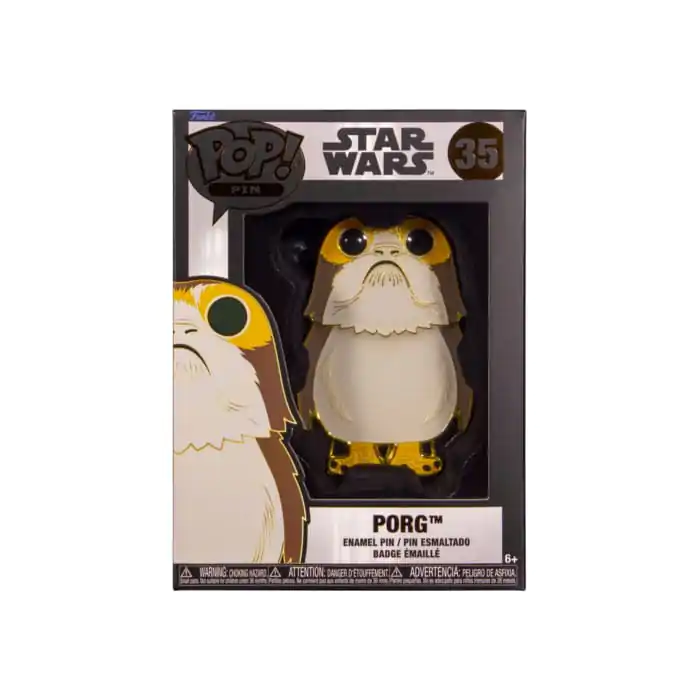 Star Wars Funko POP! Enamel Pin Porg 10 cm termékfotó
