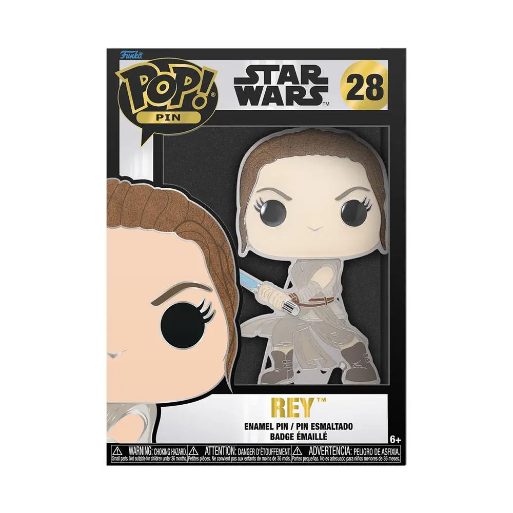 Star Wars Funko POP! Enamel Pin Rey 10 cm termékfotó