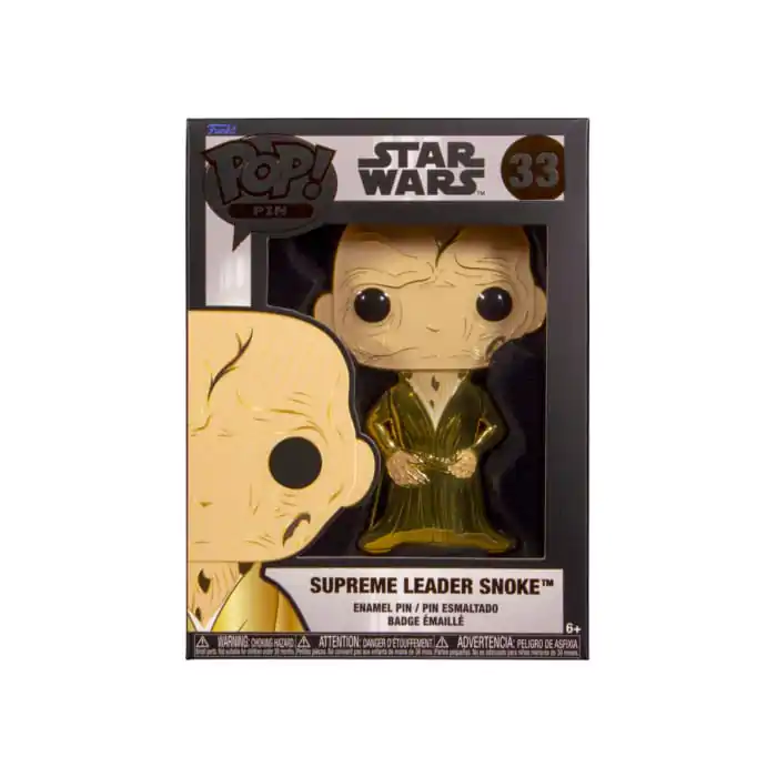 Star Wars Funko POP! Enamel Pin Supreme Leader Snoke 10 cm termékfotó