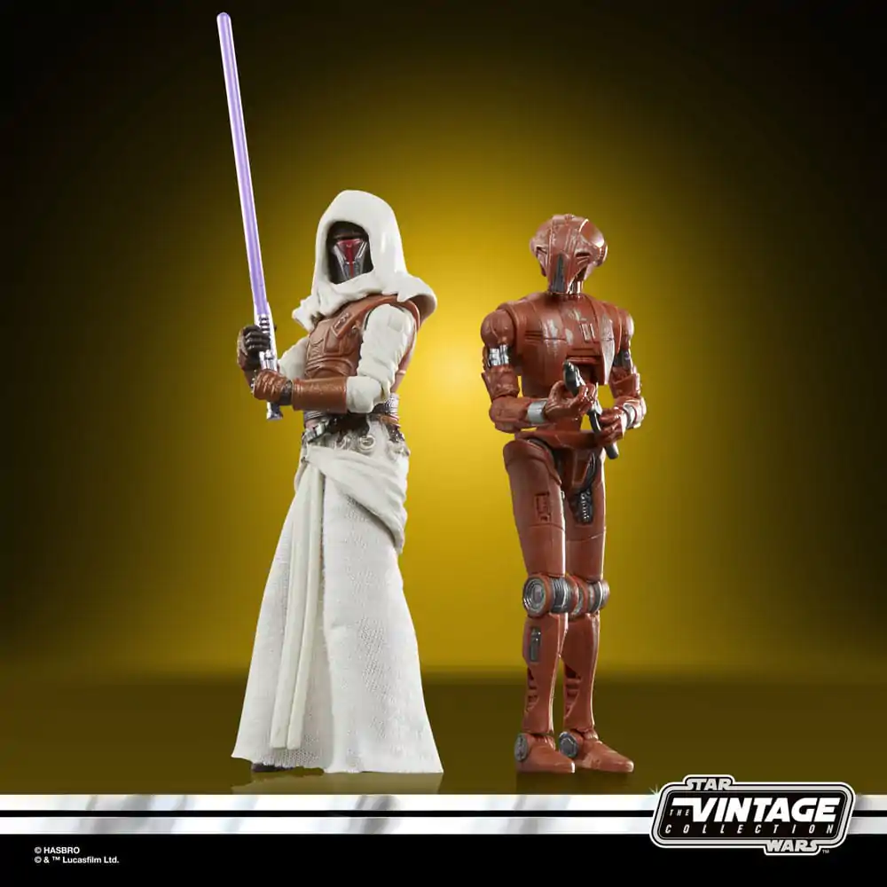 Star Wars: Galaxy of Heroes Vintage Collection Jedi Knight Revan & HK-47 2 db-os akciófigura csomag 10 cm termékfotó