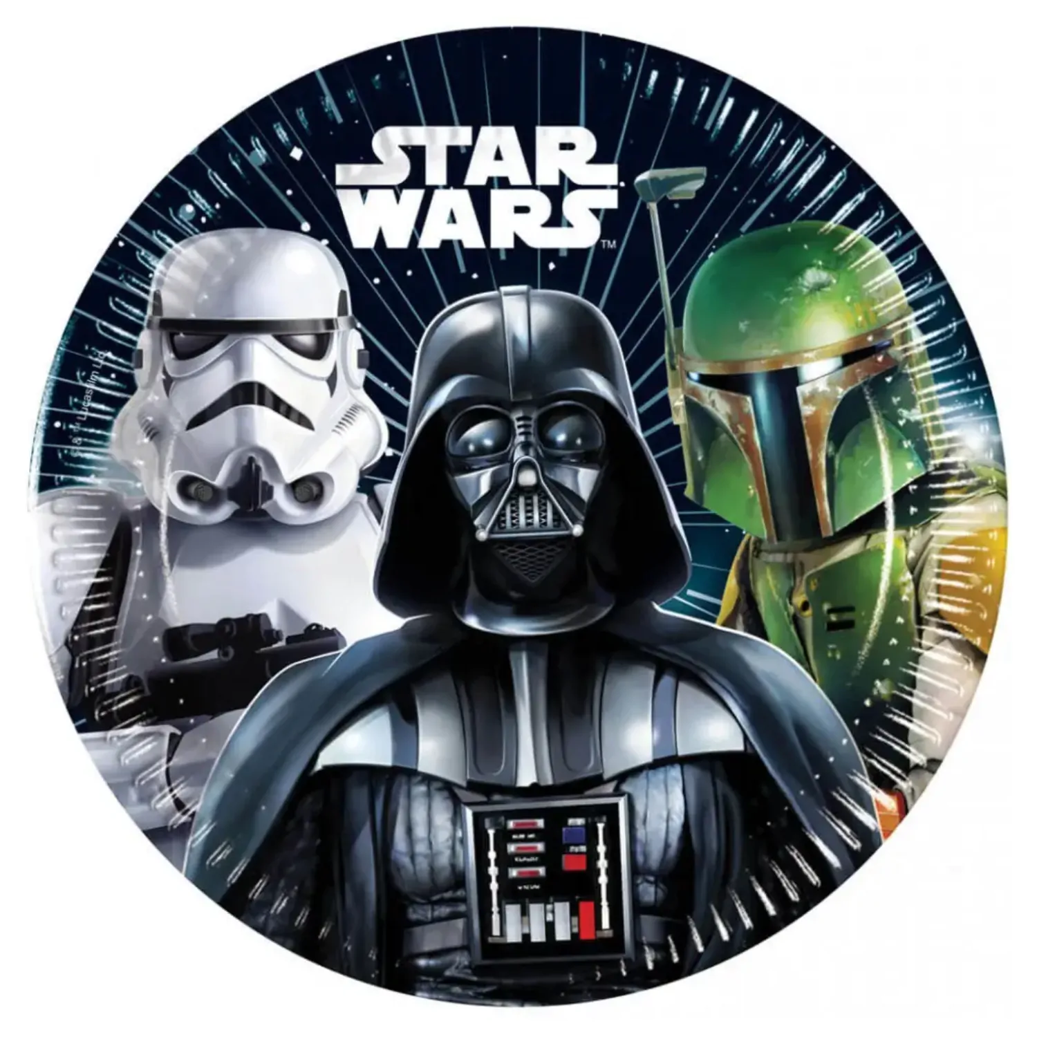 Star Wars Galaxy papírtányér 8 db-os 20 cm FSC termékfotó