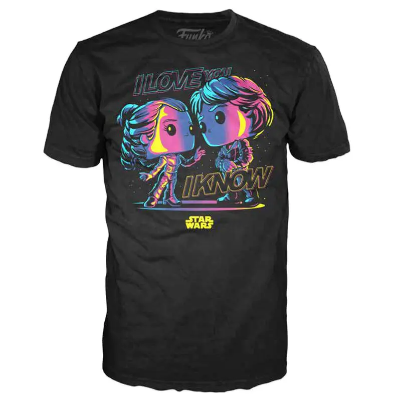Star Wars Han Loves Leia póló termékfotó