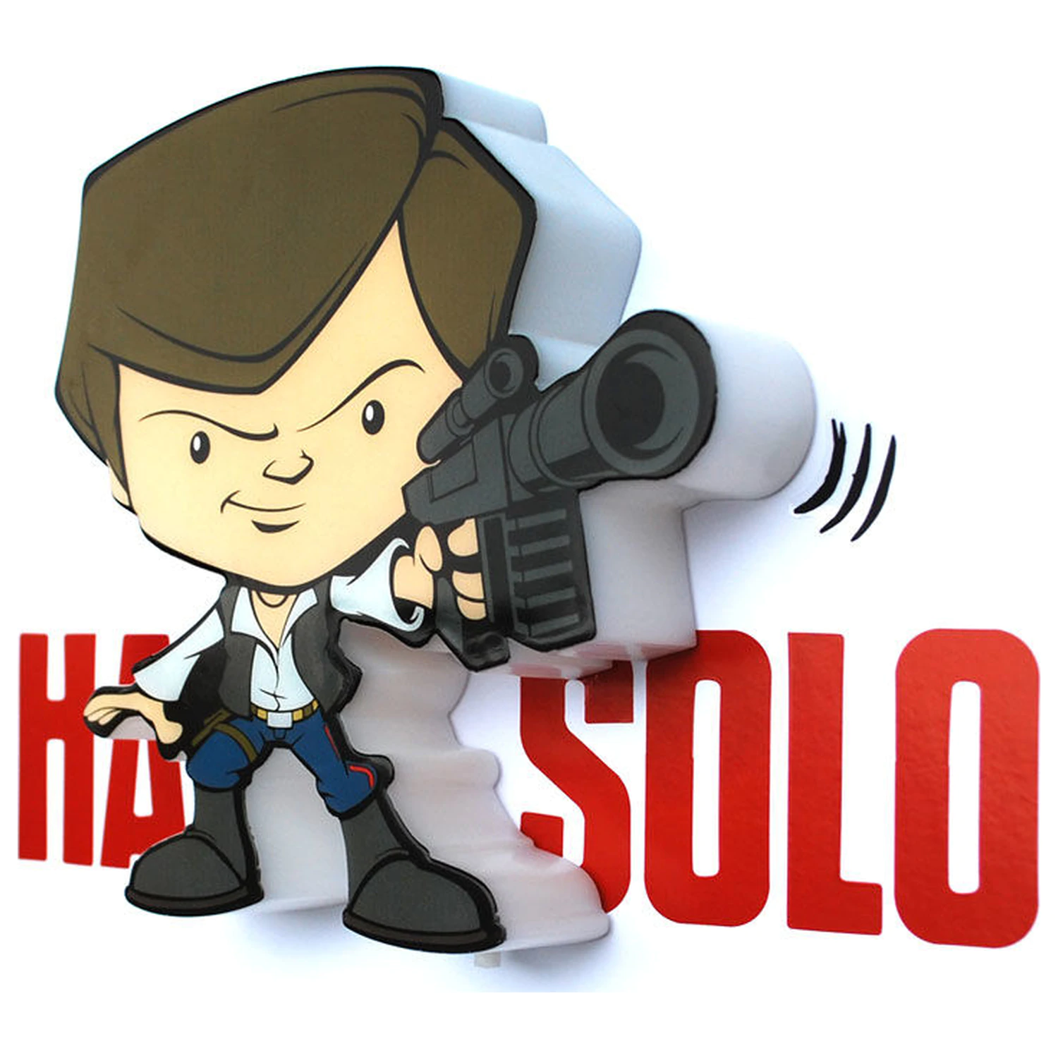 Star Wars Hans Solo 3D lámpa FX mini lámpa termékfotó