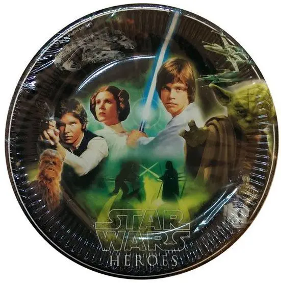 Star Wars Heroes Papírtányér 8 db-os 23 cm termékfotó