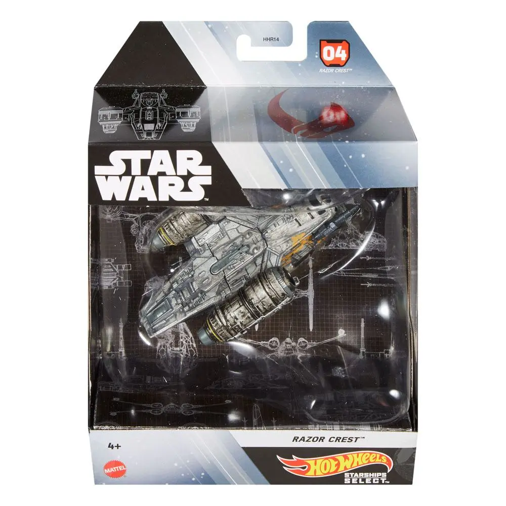 Star Wars Hot Wheels Starships Select Diecast Vehicle Razor Crest termékfotó