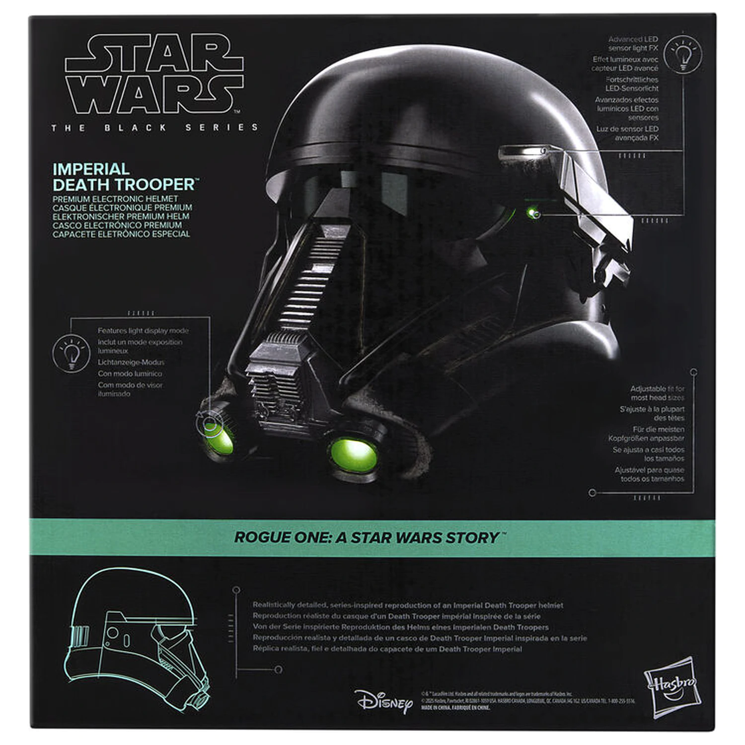 Star Wars Imperial Death Trooper elektromos sisak termékfotó