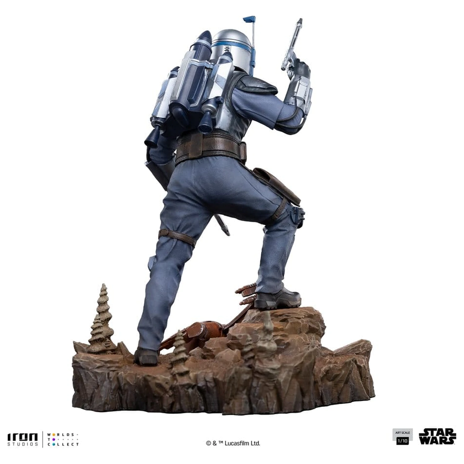 Star Wars Jango Fett Art Scale szobor figura 1/10 Jango Fett termékfotó