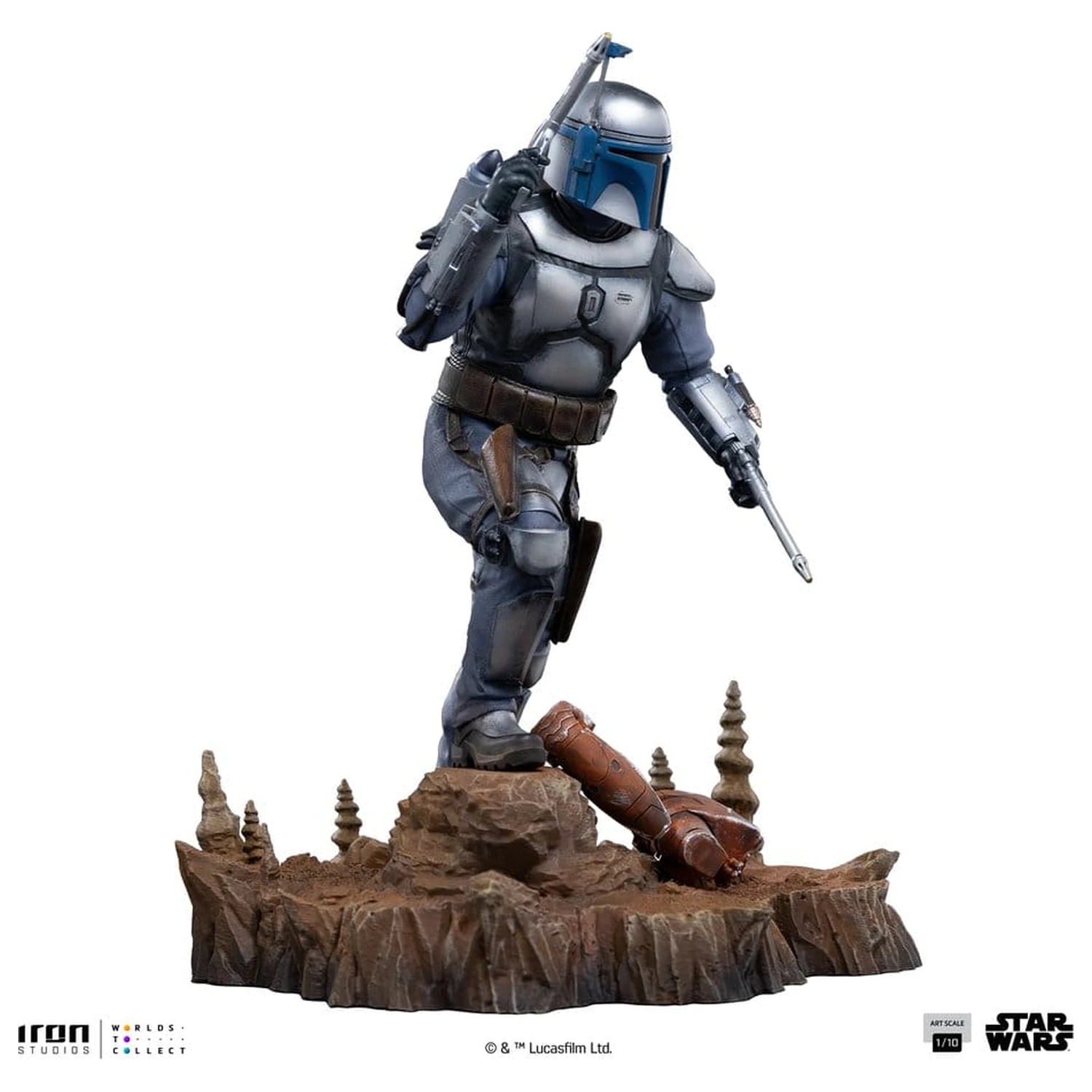 Star Wars Jango Fett Art Scale szobor figura 1/10 Jango Fett termékfotó