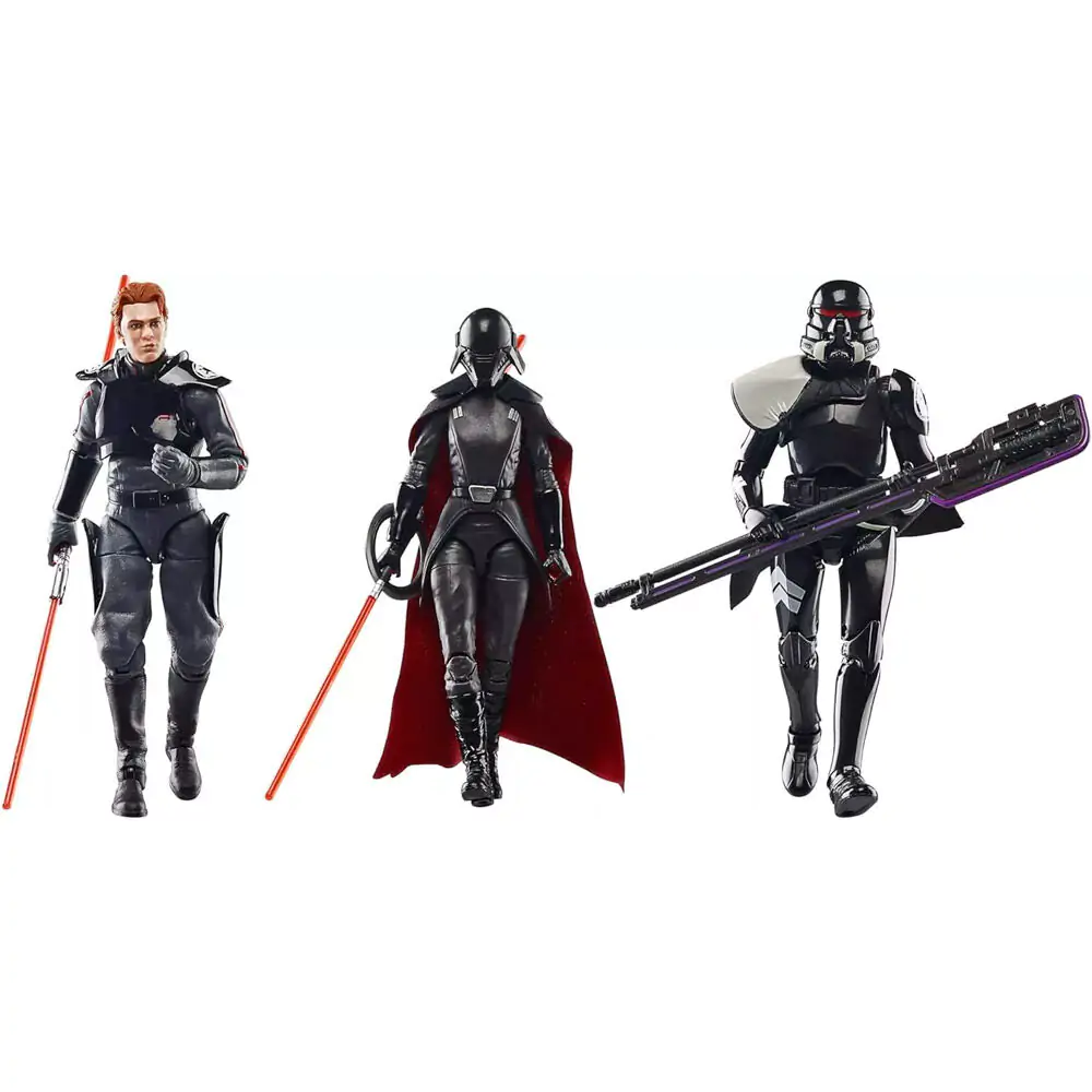 Star Wars Jedi Fallem Order Second Sister Cal Kestis Purge Trooper 3db-os figura csomag 15cm termékfotó