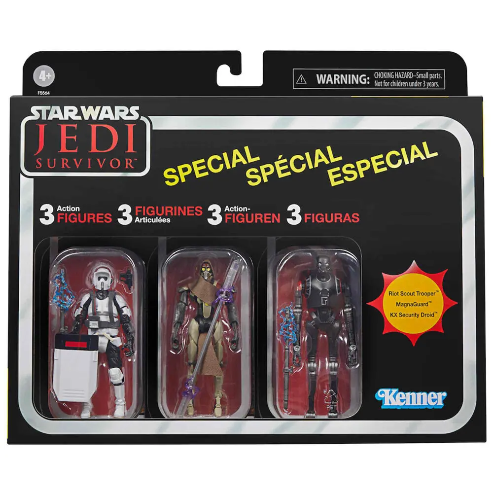 Star Wars Jedi Survivor Action blister 3db-os figura csomag 9,5cm termékfotó