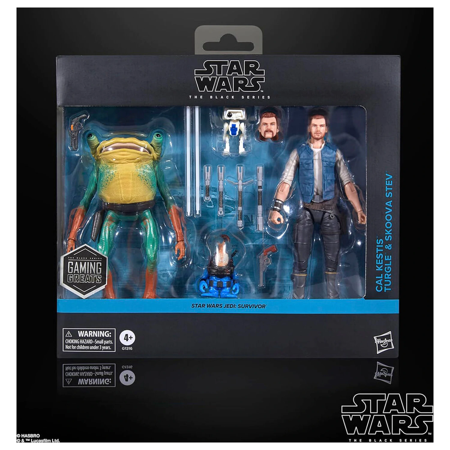 Star Wars Jedi Survivor Cal Kestis Turgle & Skoova figura csomag15cm termékfotó