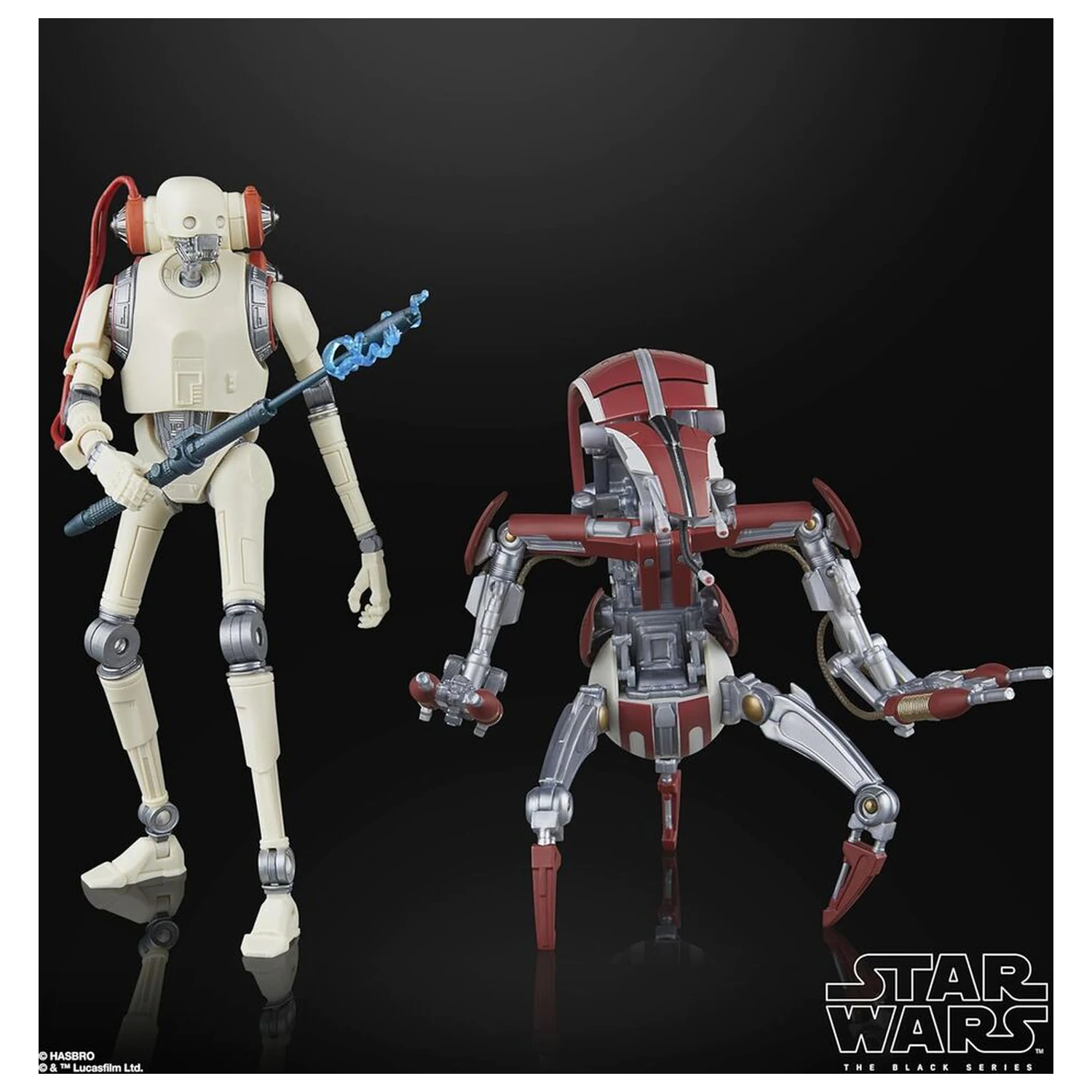Star Wars Jedi Survivor KX Security Droid Enforcer & Droideka 2db-os figura csomag 15cm termékfotó