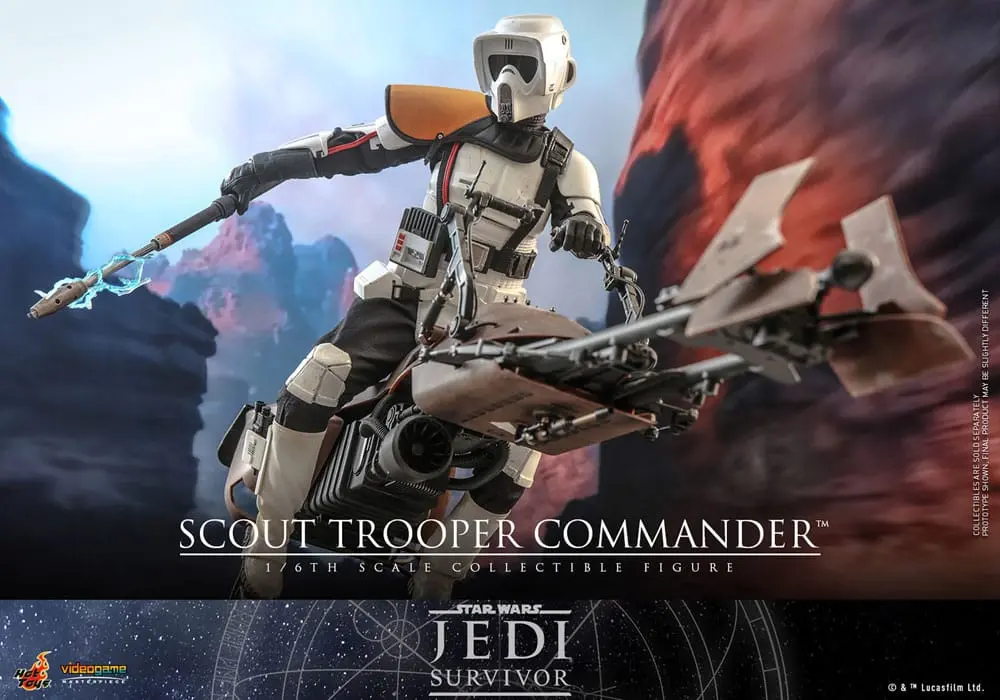 Star Wars: Jedi Survivor Videogame Masterpiece 1/6 Scout Trooper Commander akciófigura 30 cm termékfotó