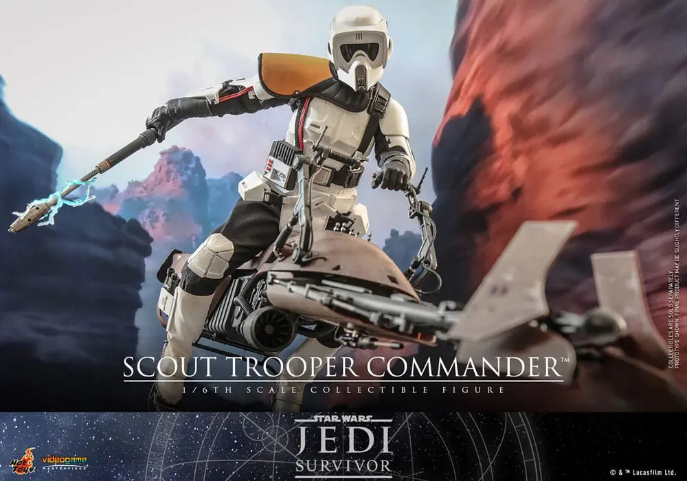 Star Wars: Jedi Survivor Videogame Masterpiece 1/6 Scout Trooper Commander akciófigura 30 cm termékfotó